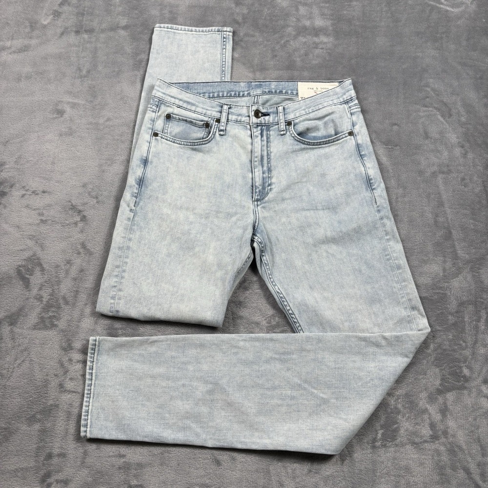Rag & Bone Jeans Mens 30x32 Blue Fit 2 Slim Vintage Wash Denim 100% Cotton